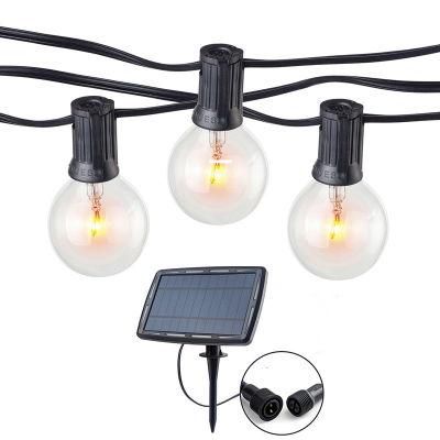 G40 Patio Christmas Decoration String Light Solar Lantern