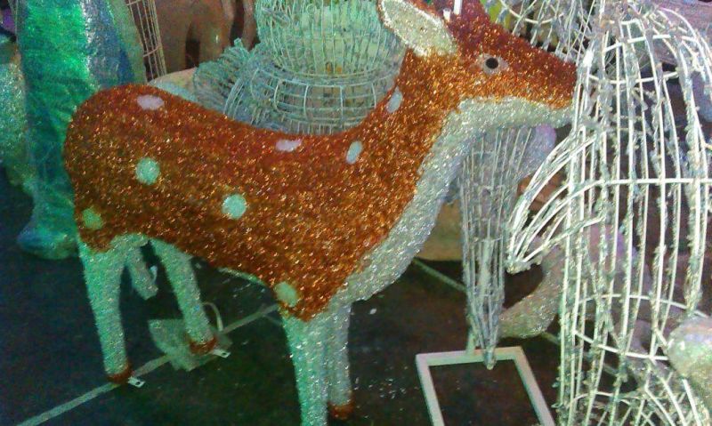 Waterproof Light up Christmas Reindeer for Amusement Park Resort