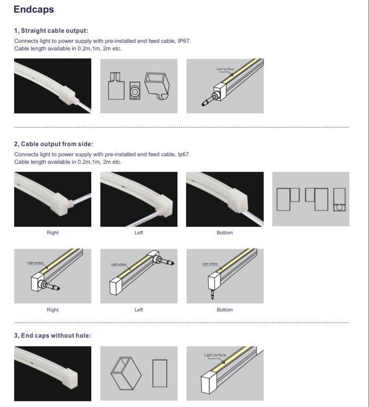 Side-Emiiting 6*9mm Mini Silicone LED Neon Tube Light for Signs