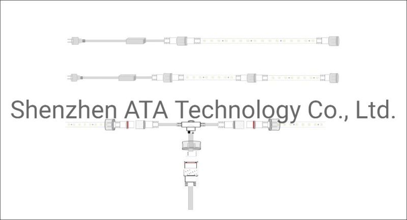 LED Strip AC220V AC230V 220V AC110V LED Construction Site Light Strip with Stand Safety LED Work Light Drum for Access Light Orientation Light