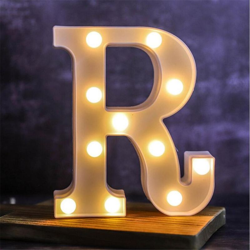 Paper Made Letter Wedding Birthday Party Decor Strip LED Light