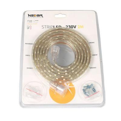 LED Strip Light Kit 1m/2m/5m Extension Segment Flexible Strip with Ce Cert 230V LED Lighting Cinta LED, Fita LED, Tira LED