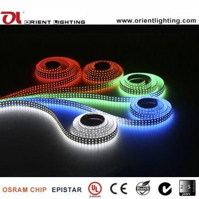 Ce UL Dual-Line SMD1210 (3528) 240LEDs 12V R/G/B/W LED Strip Light