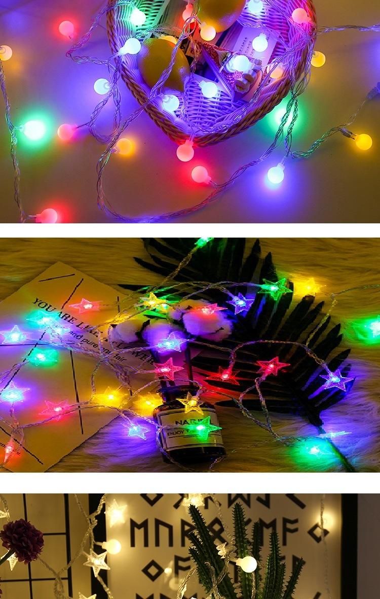 Backyard Bistro Decor Light Christmas Decorations Supplier Outside Flame LED String Light