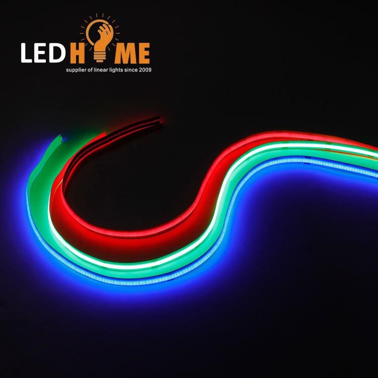 DC12V/24V 6W 10W 14W COB Strip Light Blue Color Dots Free LED Linear