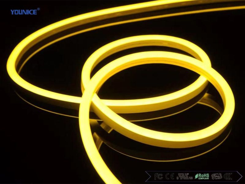 R/G/B/Y/O/W/W DC24V Size 8*13.5mm Side Bending LED Flexible Neon Strip for Sign