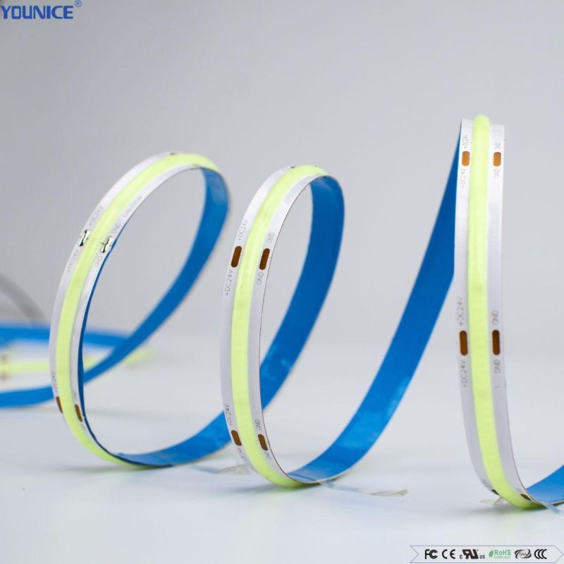 3 Year Warranty 8mm Width 320LEDs/M 100lm/W DC12V LED COB Strip