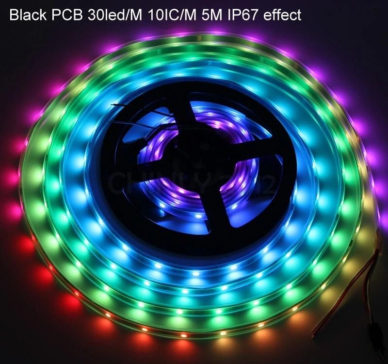 5050RGB Christmas Lights Home Lighting 5m/Rolls DC12V Ws2811 LED Pixels Programmable LED Strip