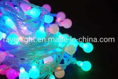 LED External Xmas Light Decoration LED Color Changing Light LED Ball String Lights