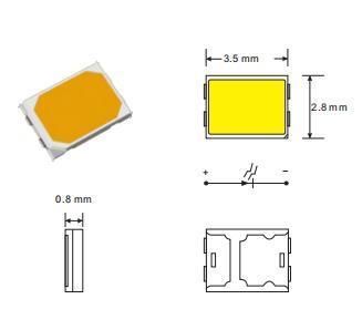 SMD 2835 LED Strip 6000K 120LEDs DC 24V 12V