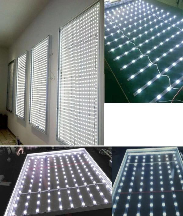 Backlight Light Box LED Strip Light Bar SMD2835 3030 LED Lattice Diffuse LED Light Strip 12V 24V