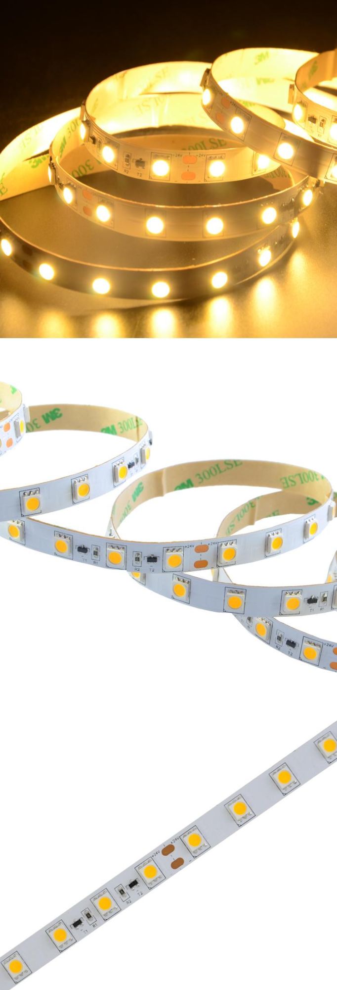 CRI 90 24V Constant Current SMD5050 LED Strip Long length