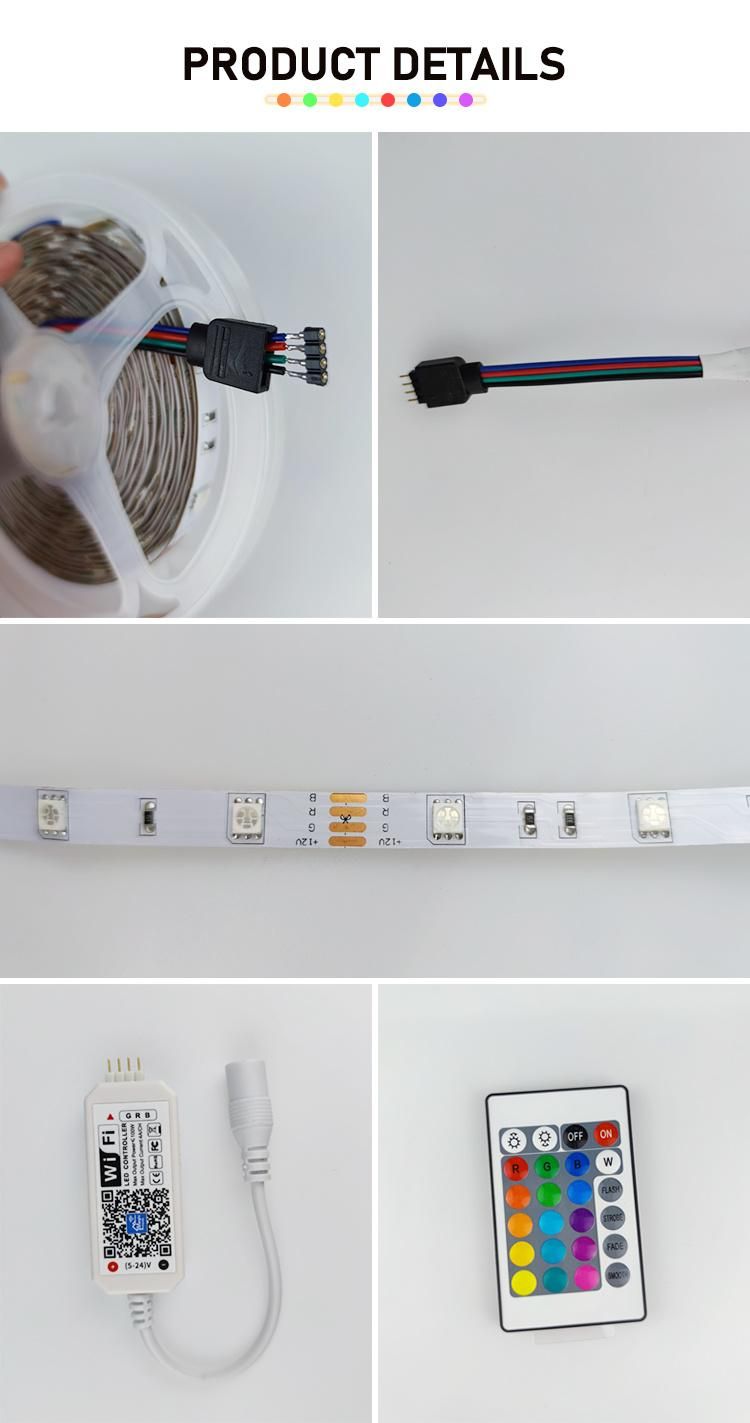 Amazon 5050 WiFi Colorful Smart Strip Light for Party Decoration