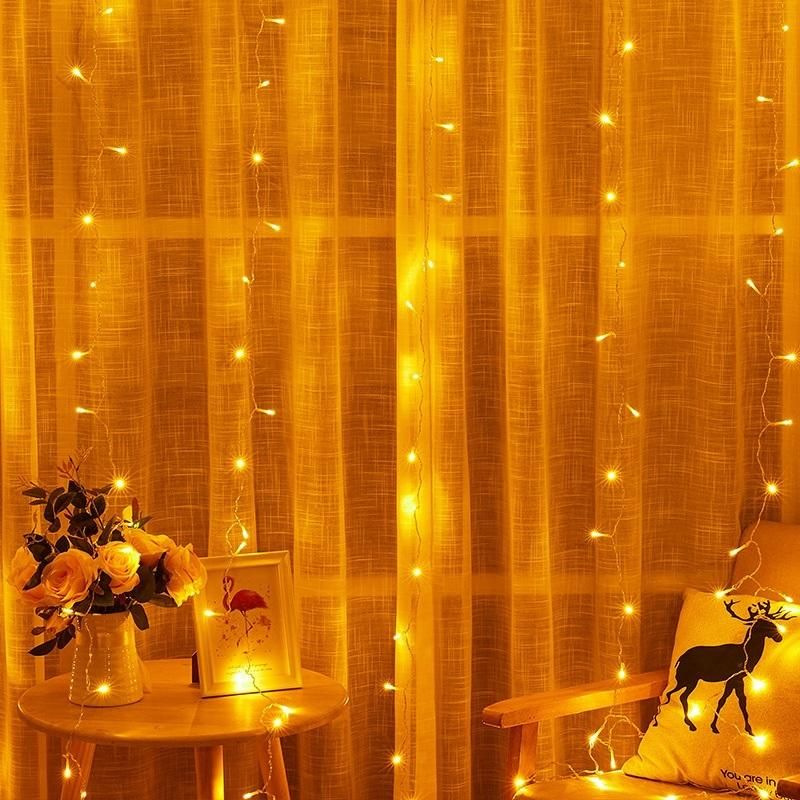 Outdoor Connectable LED Window Curtain String Light