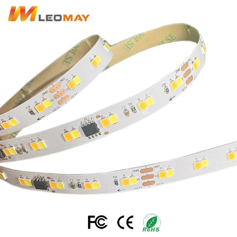 12V 2835 Led Strip Light 144Leds/M 1903Ic Cct 10Mm 8W  Dual Color Light Strip