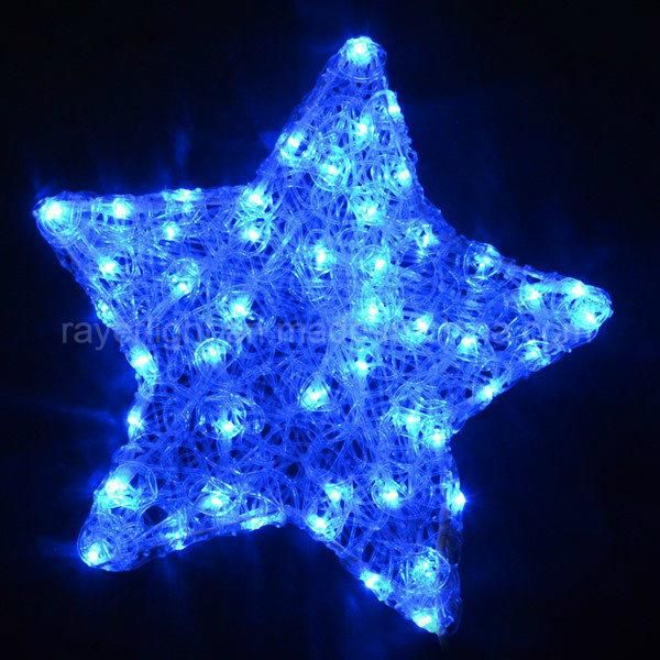 Unique Small Items Christmas Ornaments LED Star Decoration Light