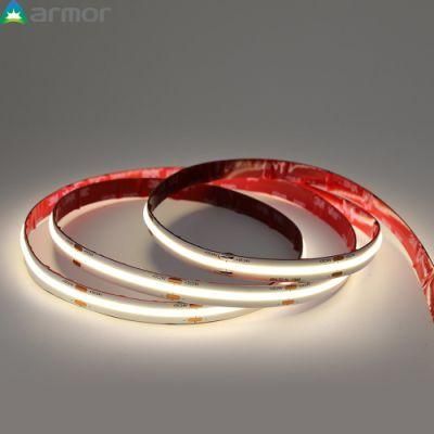 COB LED Strip 12V 24V Flexible 5mm 8mm 10mm Wide Ra 90 High Gloss Strip 512LEDs/M