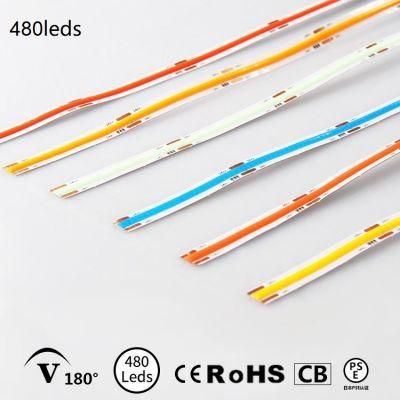 High Brightbess DC24V 320LEDs Flexible COB LED Strip