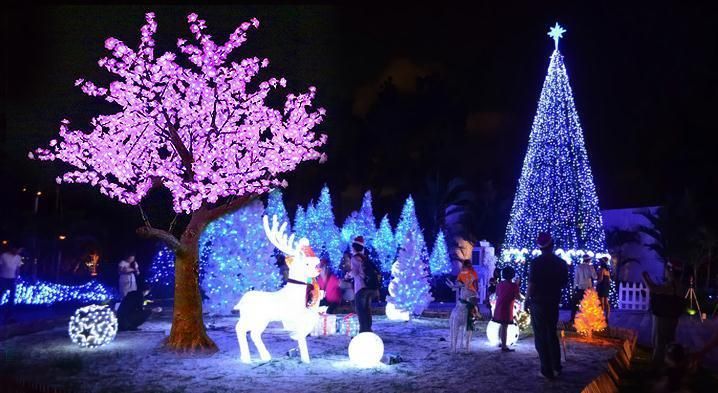 High Quality Middle Size Simulation LED Cherry Blossom Tree Light