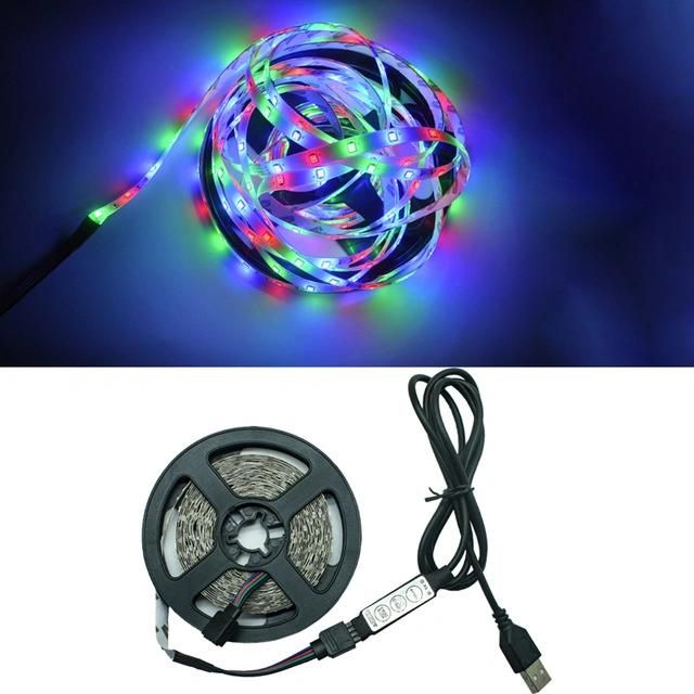 LED Lights Strips USB Infrared Control RGB SMD2835 DC5V 1m 2m 3m 4m 5m Flexible Lamp Tape Diode TV Background Lighting Luces LED