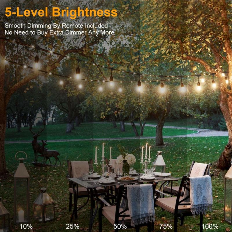 Connectable E27 S14 Bulb Outdoor LED String Light for Wedding