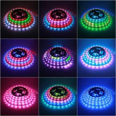 Ws2811/Ws2812/Ws2813b 30LEDs/60LEDs/72LEDs/144LEDs/M SMD5050 Digital Addressable LED Strip Light