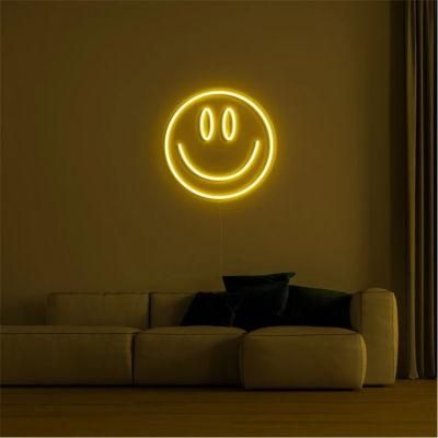 Best Selling Neon Love LED Sign Advertising Decorative Smiley Flex Neon Light