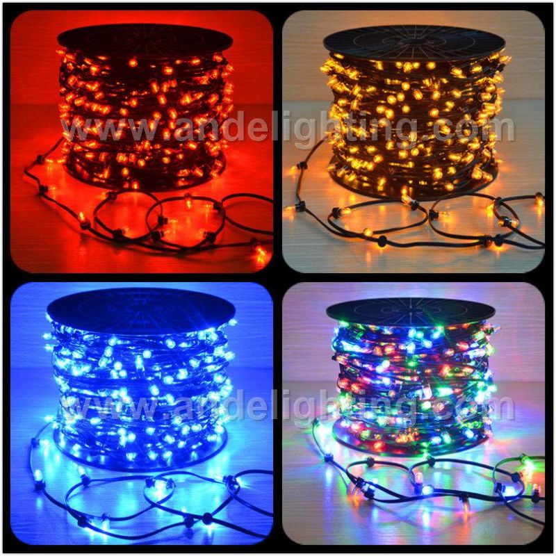 DC12V Low Voltage 100m 1000LEDs Christmas Clip Lights for Tree Decoration