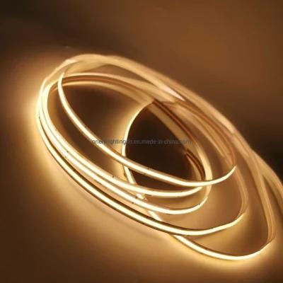 12V 24V IP20 Non Dots 3000K COB LED Strip Light