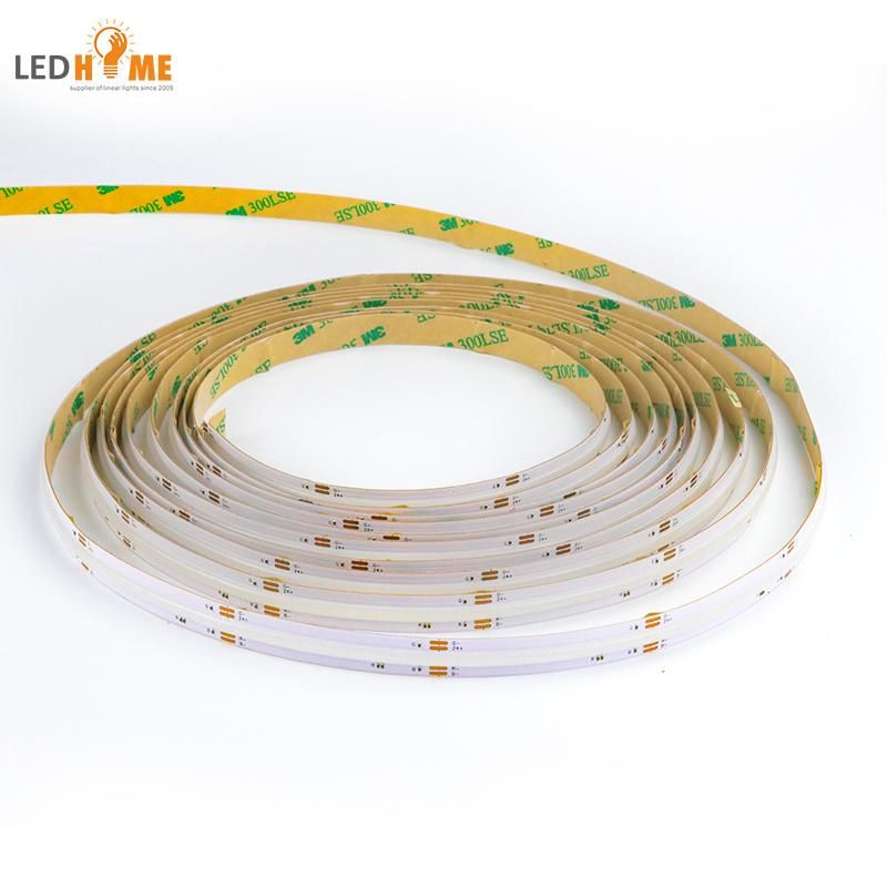 Wholesales Price 12V 24V COB LED Strip RGB 840 Chip 10mm COB Strip Light COB RGB LED Strip Tape Light