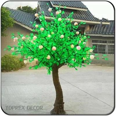 Outdoor Indoor Garden Supplies Landscaping Decoration Artificial Apple Peach Fruit Tree