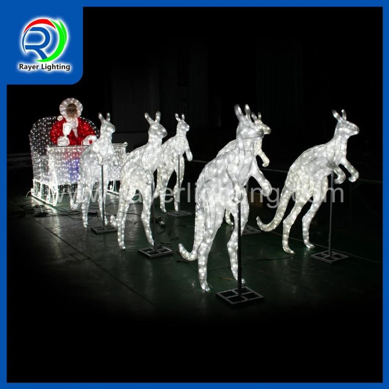 Lighting Unicorn Christmas Decoration Light Outdoor LED Motif Lights