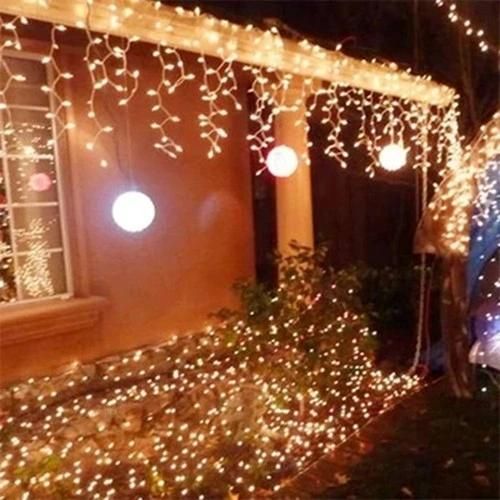 LED Icicle Light Decoration Icicle Light Curtain Fairy Lights