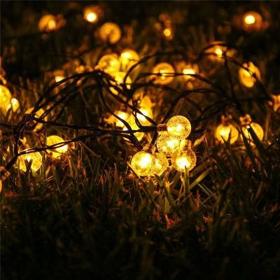 America Wedding Party Multicolorful Ground Wall Solar String Strip Decoration LED Bulb Ball Lantern Lamp Light