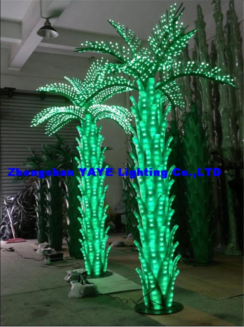 Yaye 18 Top Sell Ce & RoHS Approval LED Palm Tree, Outdoor LED Palm Tree for Garden Decorative