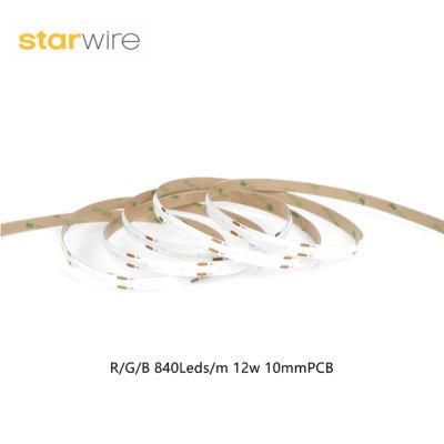 Indoor Single Color COB LED Strip 480LEDs/M Green LED Light