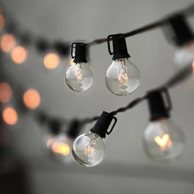 String Lights, Lamp 25FT G40 String Lights with Bulbs, UL Bulbs, Indoor / Outdoor Commercial Decoration Wbb15162