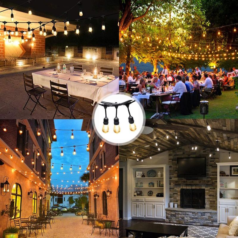 S14 RGBW LED Retro Filament Bulb Wedding Holiday Lighting Garland