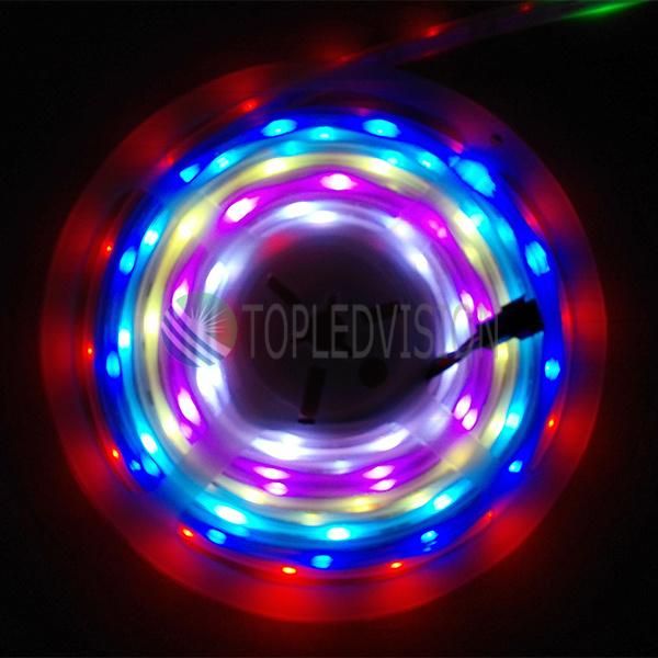 RGB Multi-Color 60LEDs/M SMD5050 Digital LED Strip Light with IC Built-in