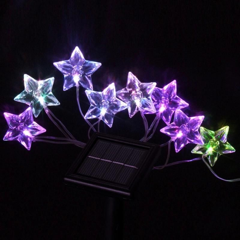 Outdoor LED Solar Edelweiss String Lights