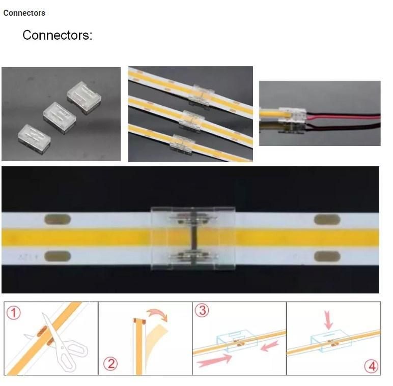 COB Strip 480LEDs CRI90 Cheap Price Factory Flexible LED Strip