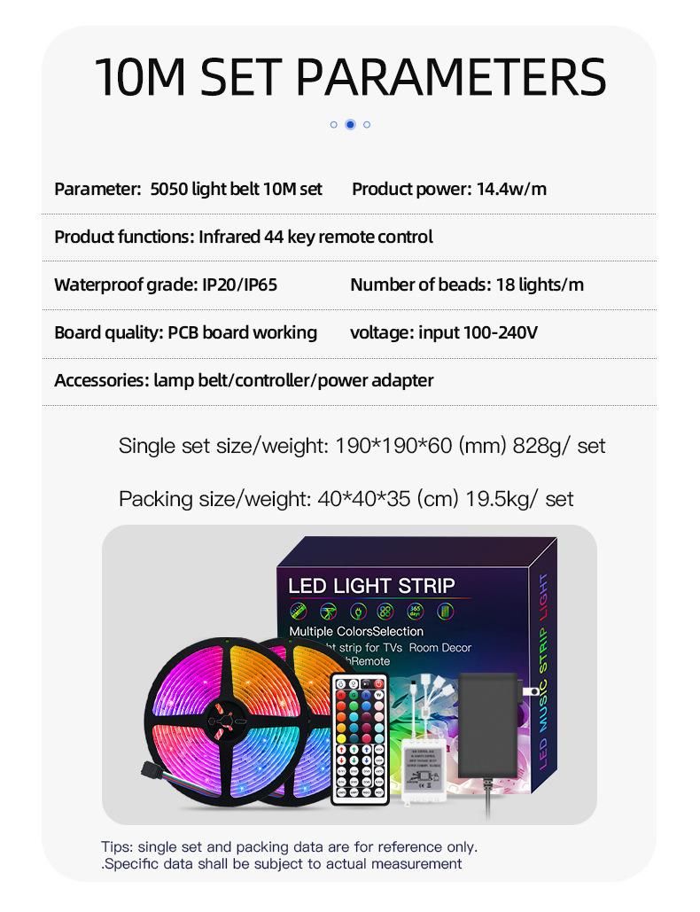 Smart LED Strip 12V/24V LED Strip Lights Color Changing Smart WiFi LED Strips Lights with Remote for Home Lighting