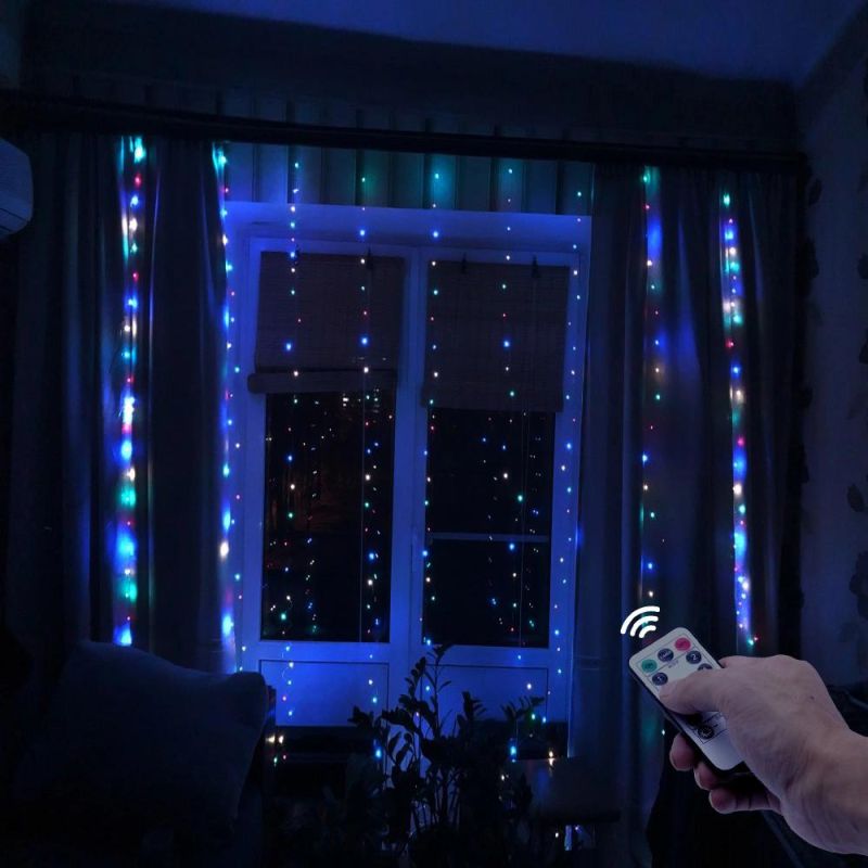 Cool White LED Curtain Light