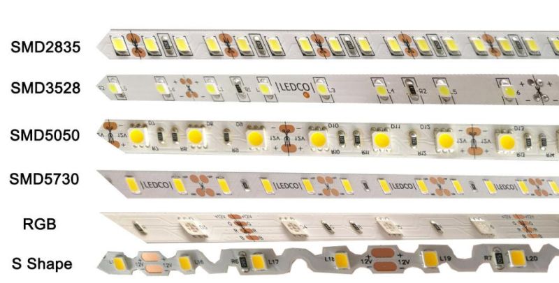 New High Brightness 2835 SMD LED Ribbon Strip Light 24V DC