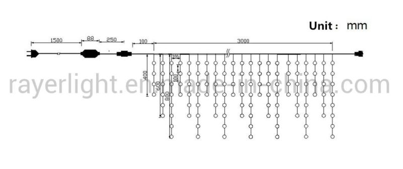 LED Icicle Light LED String Fairy Light LED Twinkle Light LED Outdoor Decorative Light