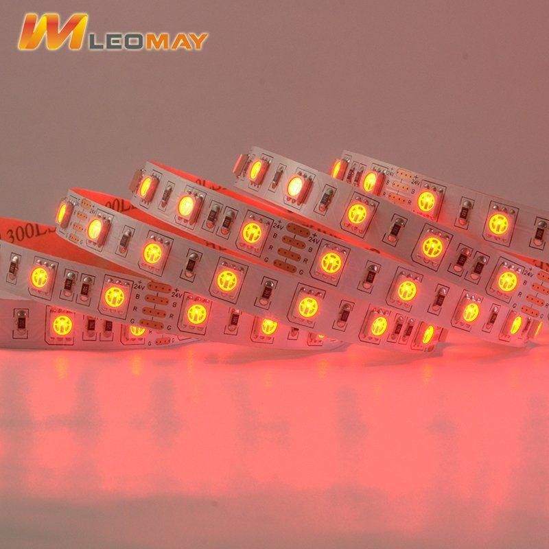 CE Certificated 5050 60LEDs/m RGB LED Strip Light for Christmas Decoration