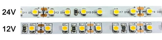 TUV Ce SMD 3528 9.6W/M 12V/24V 3000K LED Strip