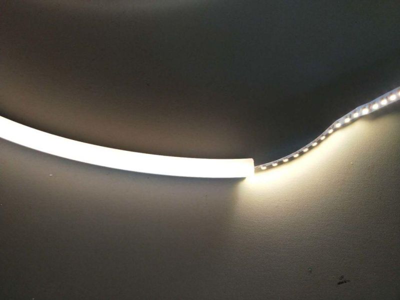 IP67/IP65 W12mm* 22.4mm LED Profile Extrusion Profile Flexible PMMA for 10mm PCB LED Strip