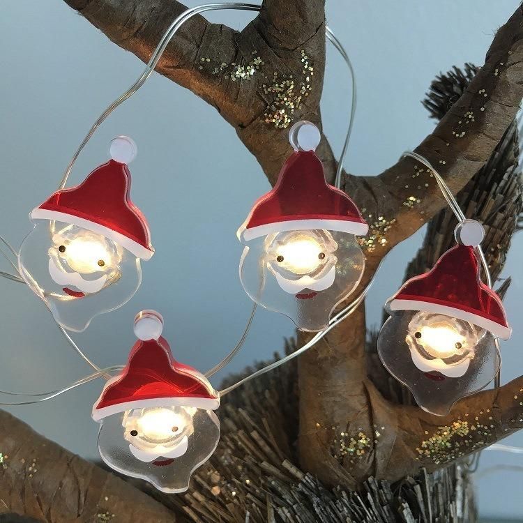 Battery Operated Christmas Stocking Micro Mini LED Copper Wire Fairy String Lights for Christmas Home Decoration