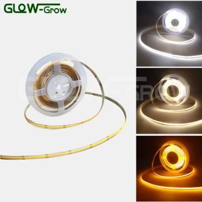 Indoor Use High Lumen Tape Lights COB Strip Light for Room Decor